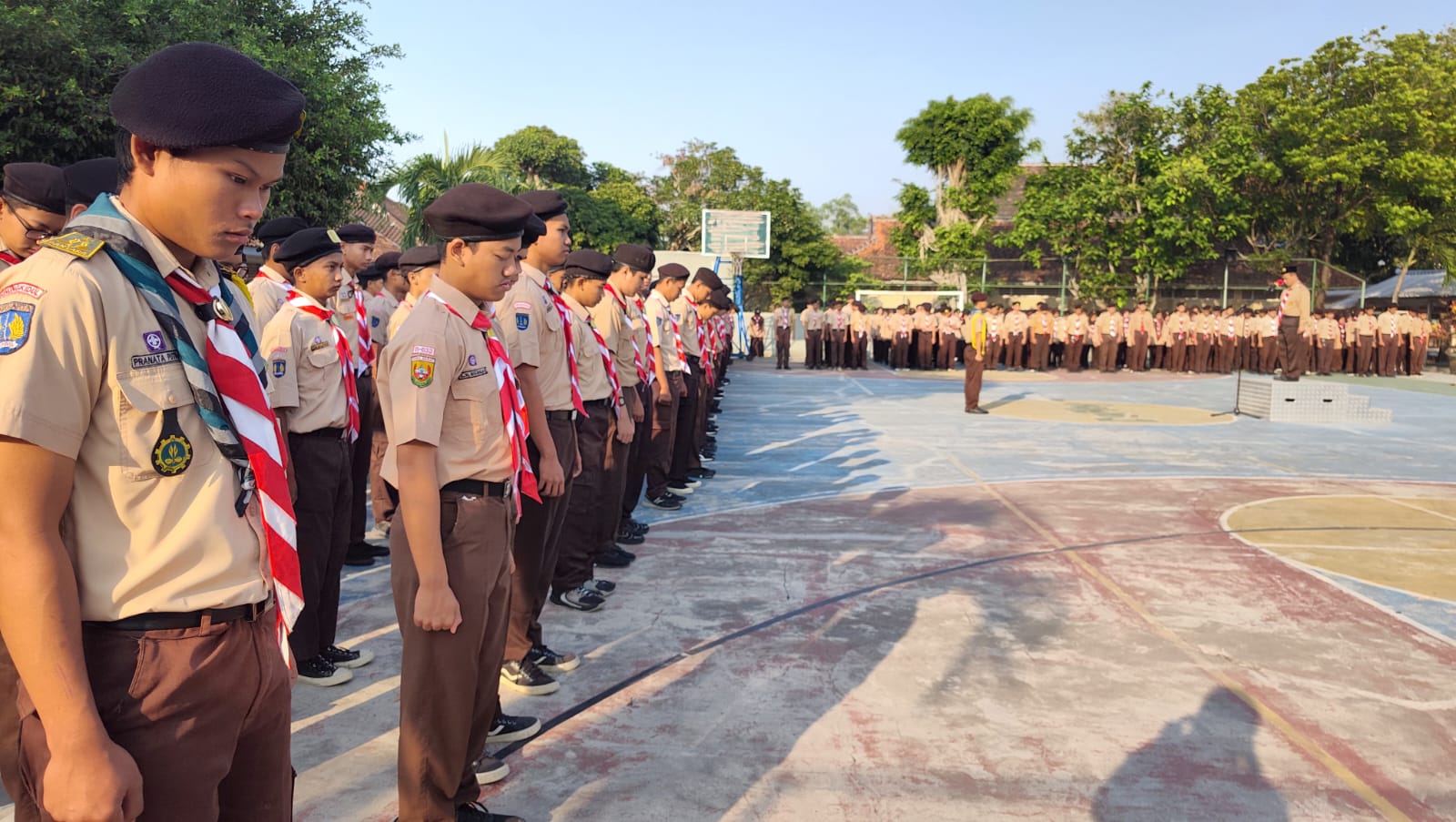 Memperingati Hari Pramuka Ke-65, Kamabigus SMAN 2 Playen Menekankan Pengamalan Dasa Dharma dalam Kehidupan Sehari-hari